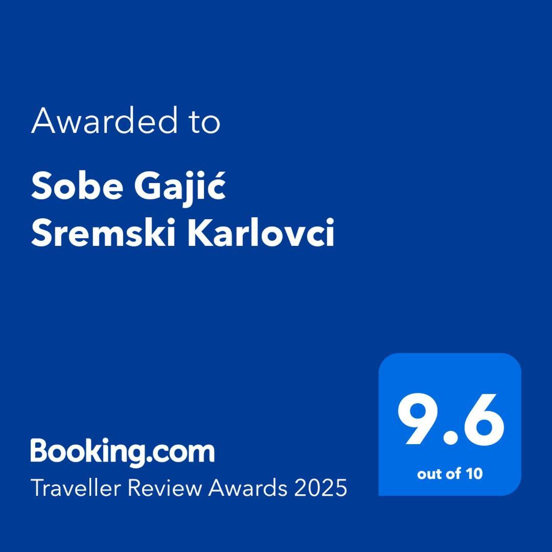 Sobe Gajic Sremski Karlovci Exterior foto